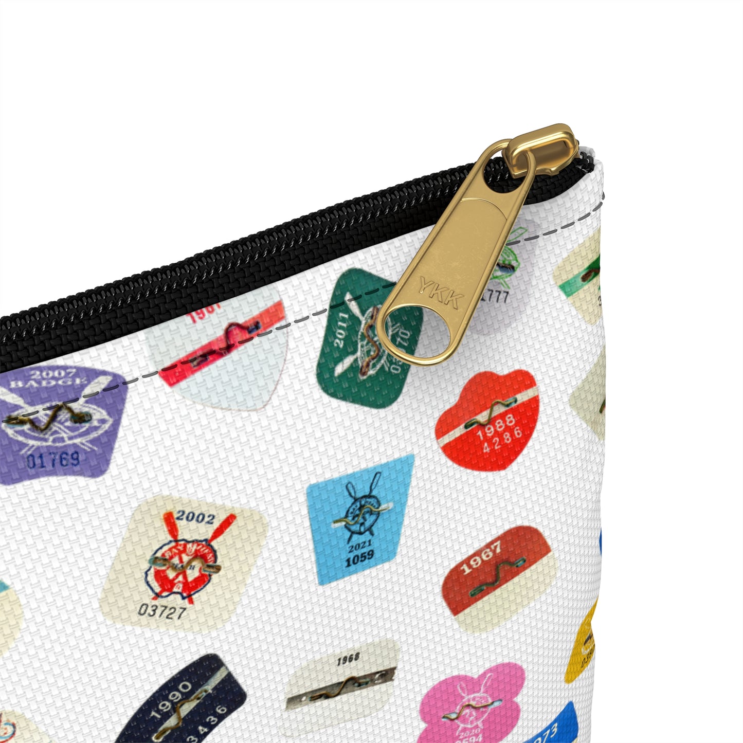 Beach Badge Accessory Bag - Scattered Pattern