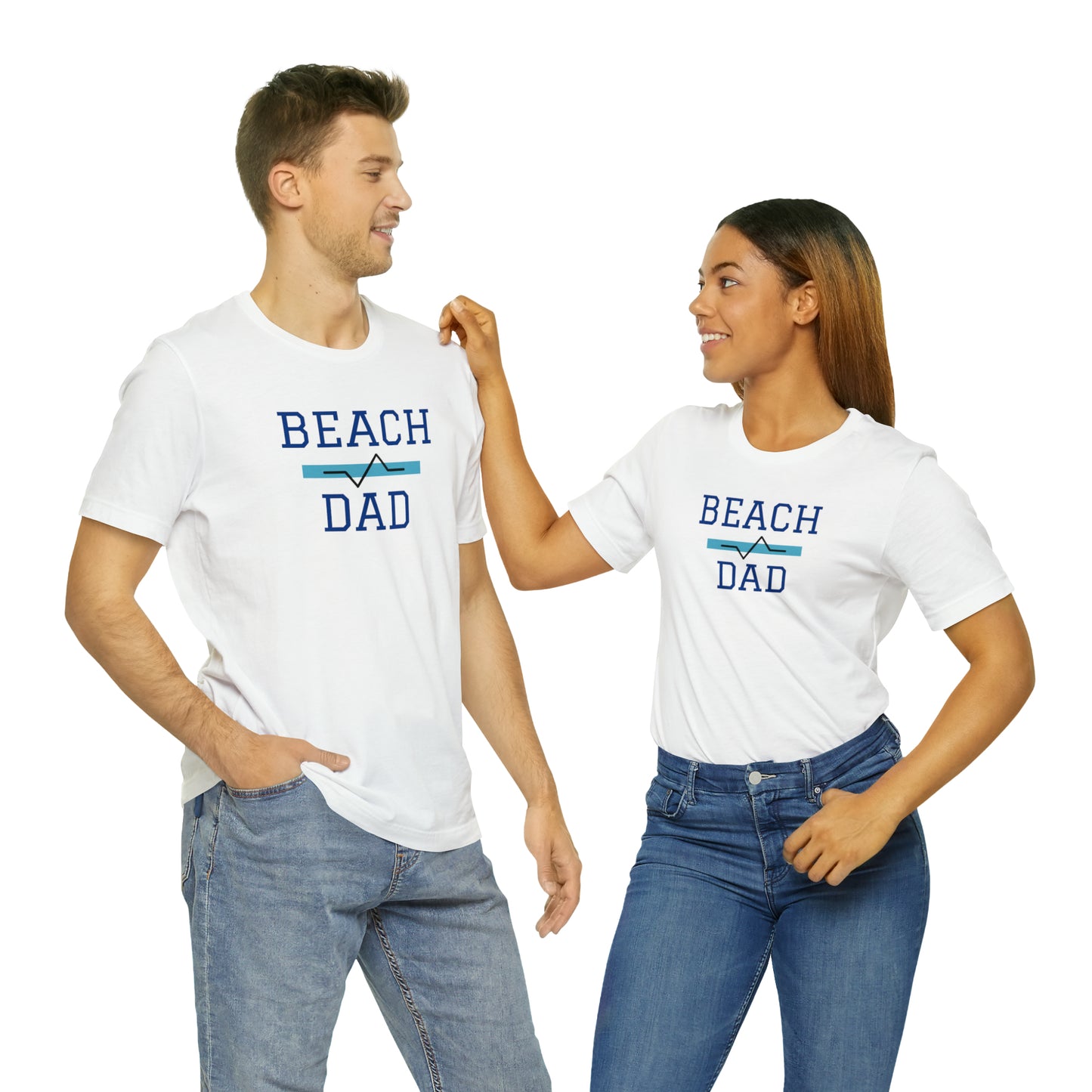 Beach Dad Badge T-Shirt