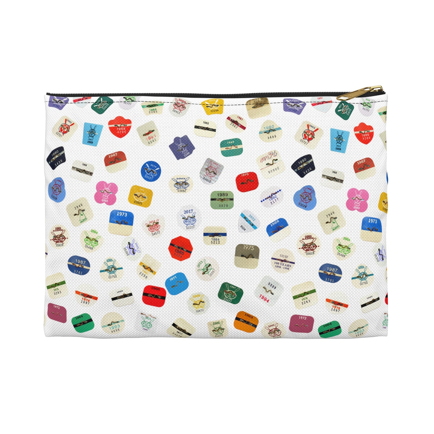 Beach Badge Accessory Bag - Scattered Pattern