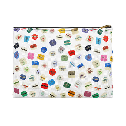 Beach Badge Accessory Bag - Scattered Pattern