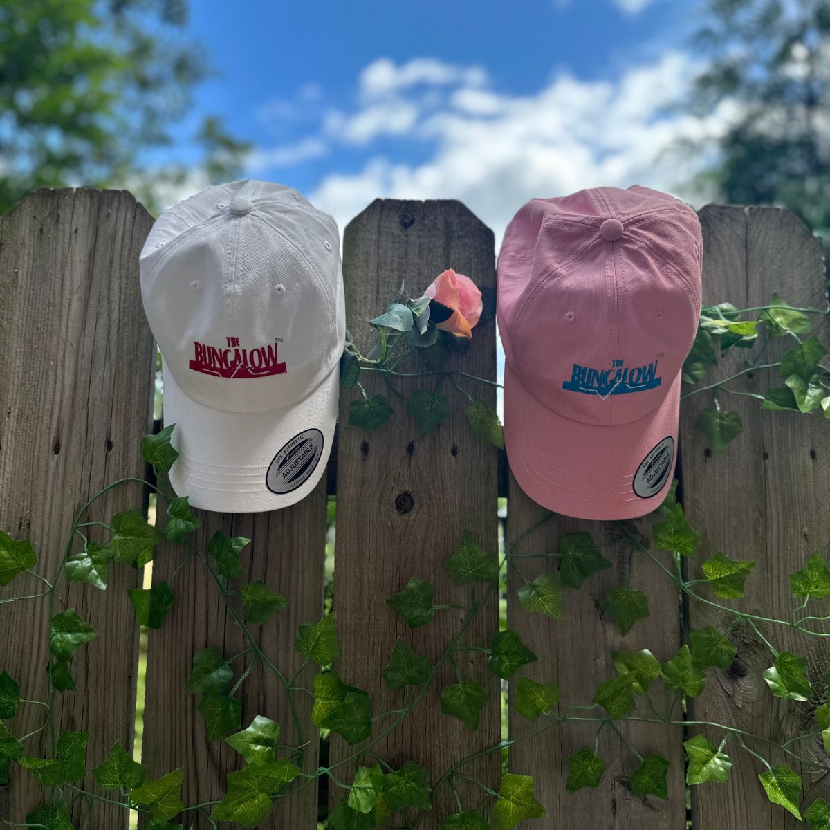 Beach Bungalow Hat (Red Embroidery)