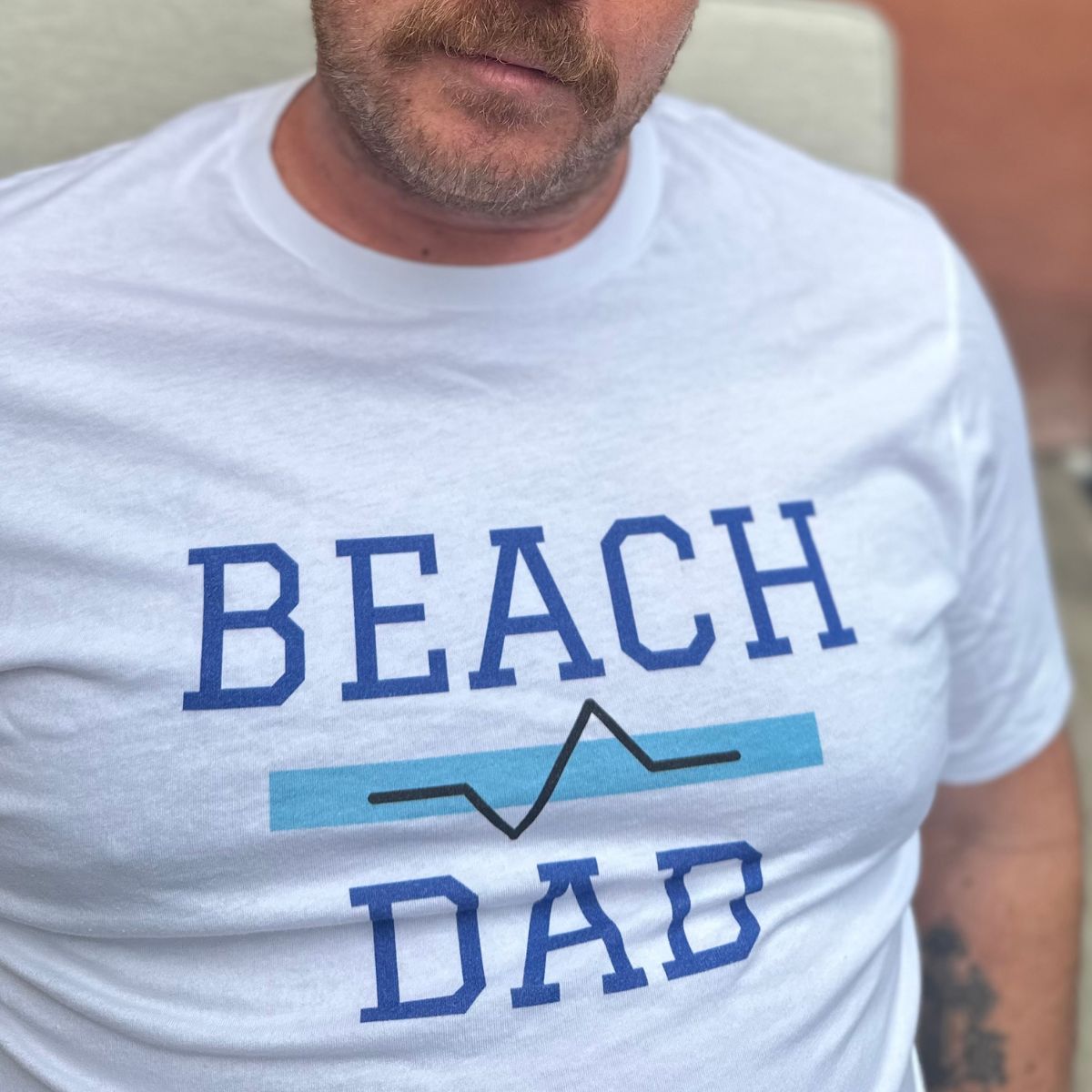 Beach Dad Badge T-Shirt