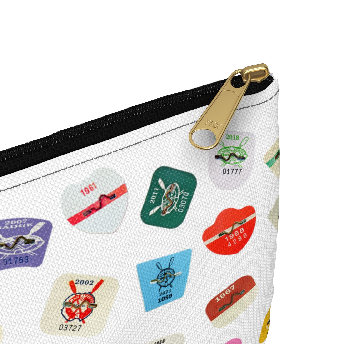 Beach Badge Accessory Bag - Scattered Pattern