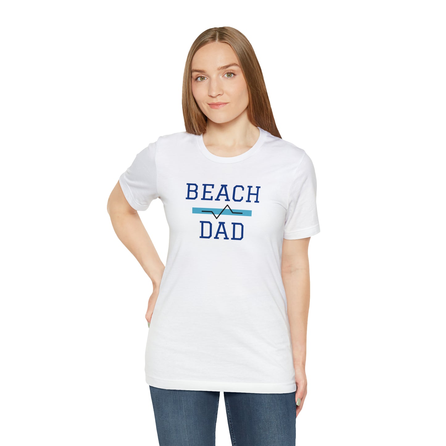 Beach Dad Badge T-Shirt