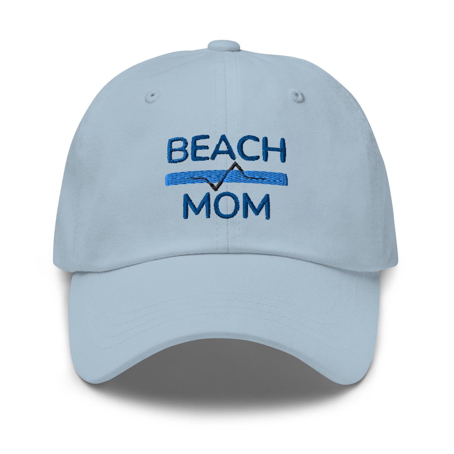 blue beach mom hat