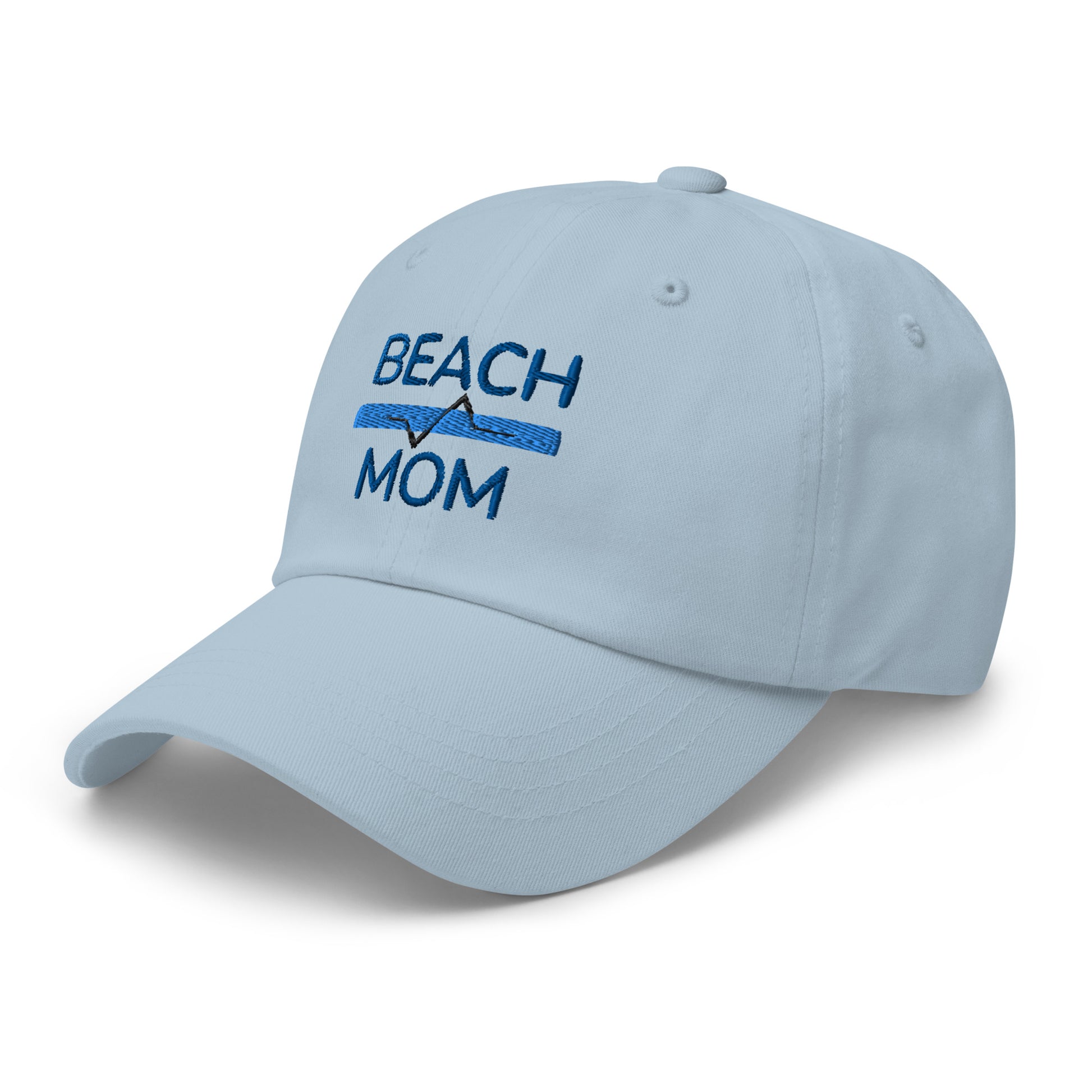 blue beach mom hat