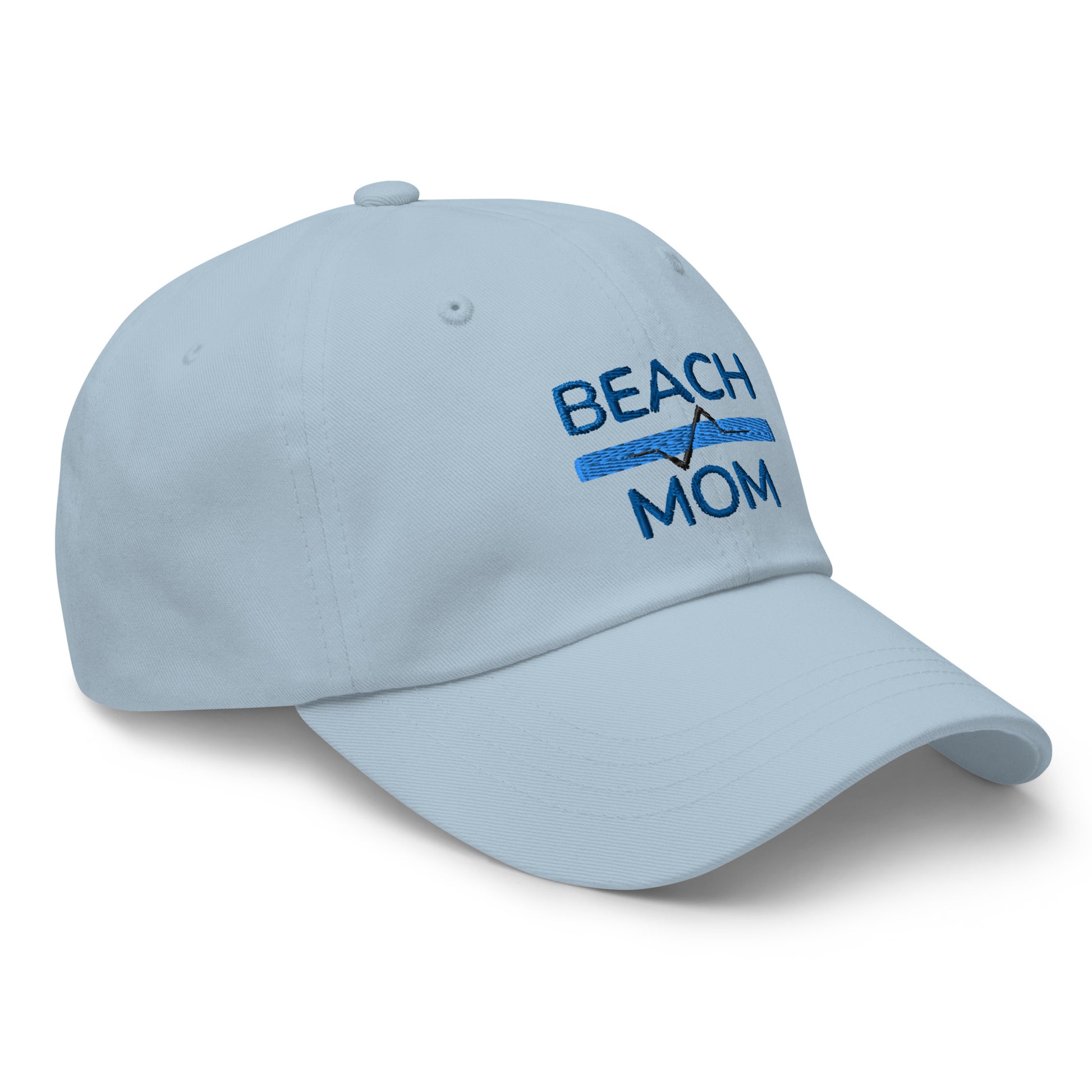 blue beach mom hat