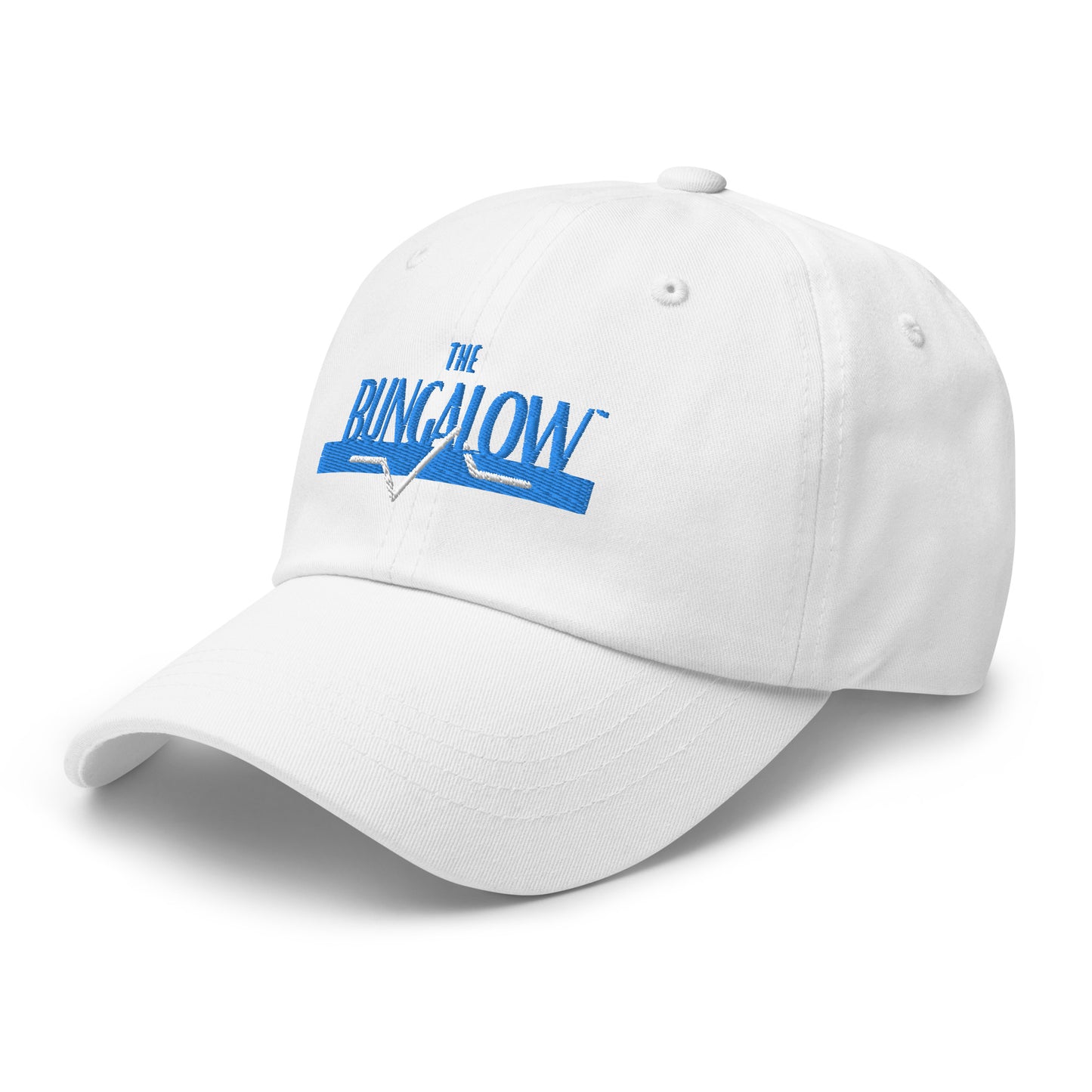 Bungalow Badge Hat (Blue Embroidery)