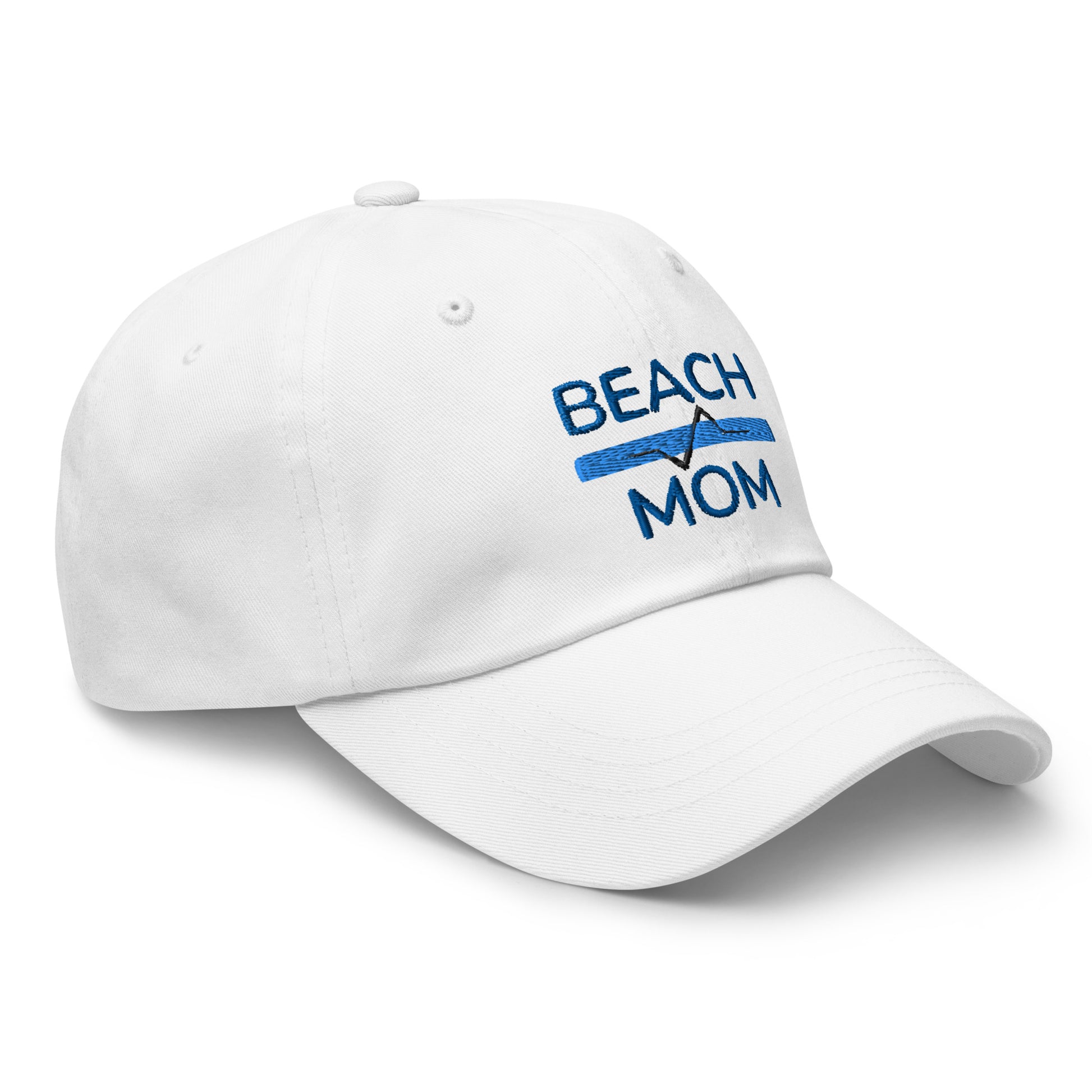 white beach mom hat